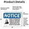 Signmission Prior To Operating Forklift Safety, 7 in W x Rectangle, Vinyl Decal OS-2PACK-NS-D-57-L-16408 - alternate 3